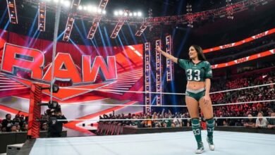 Nikki Bella Rocked Cooper Dejean's Off Shoulder Jersey