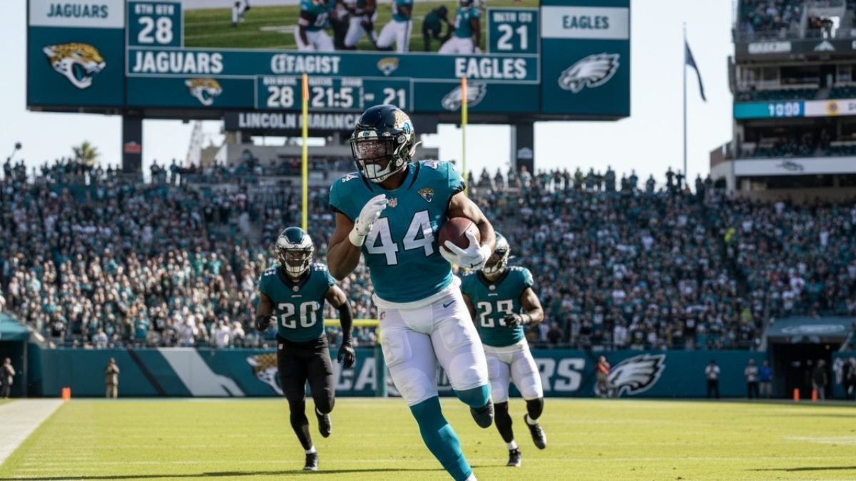 a high action shot of travon walker sprinting - Image generated by AI for representational purposes.