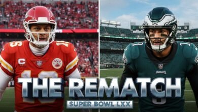 graphic of patrick mahomes and jalen hurts - Image generated by AI for representational purposes.